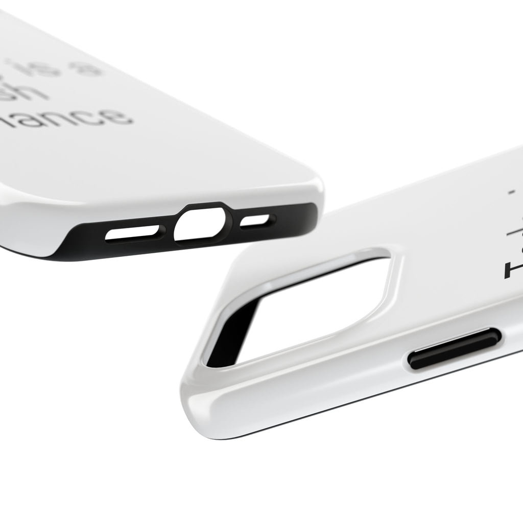 Phone Case — “Today Is a Fresh Chance” Minimal Motivational Tough Case