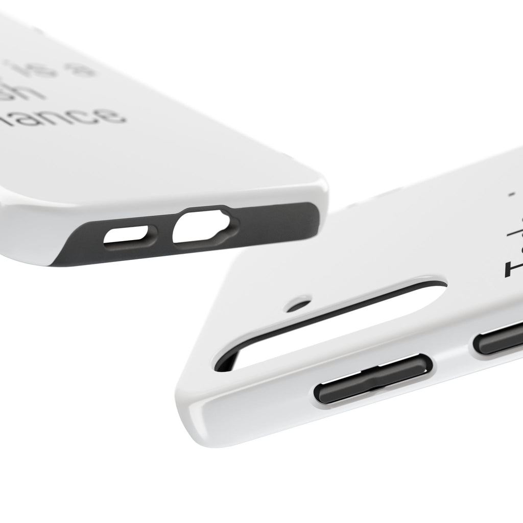 Phone Case — “Today Is a Fresh Chance” Minimal Motivational Tough Case